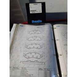 Pastiglia freno FRENDO 720566