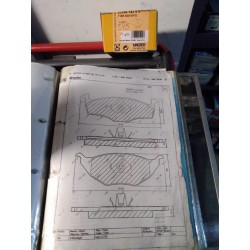 Pastiglia freno FRENDO 720575