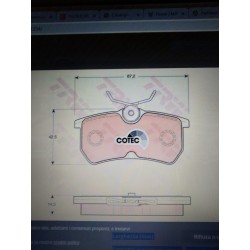 Pastiglia freno FRENDO 720574