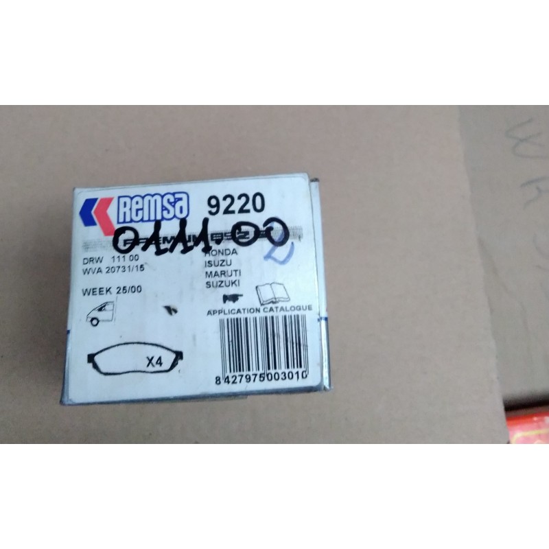 Pastiglia freno REMSA 0111.00