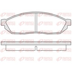 Pastiglia freno REMSA 0111.00