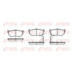 Pastiglia freno REMSA 0183.02