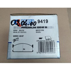 Pastiglia freno REMSA 0204.00