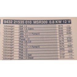 Motorino avviamento    AUDI  - VOLKSWAGEN