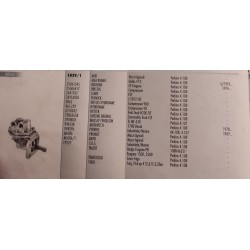 POMPA CARBURANTE  ALFA ROMEO - BEDFORD  - TALBOT