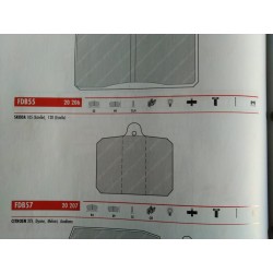 Pastiglia freno Ferodo FDB 55