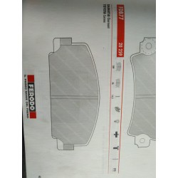 Pastiglia freno Ferodo FDB 77