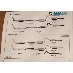 Marmitta  ALFA ROMEO 1750 - 1750 GT