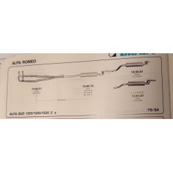 Marmitta  ALFA ROMEO  ALFASUD - ALFA 33