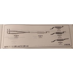 Marmitta  ALFA ROMEO  ALFASUD - ALFA 33