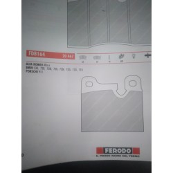 Pastiglia freno Ferodo FDB 164