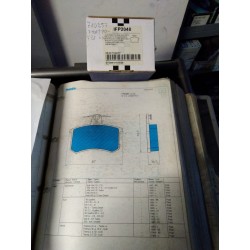 Pastiglie freno FRENDO 710257