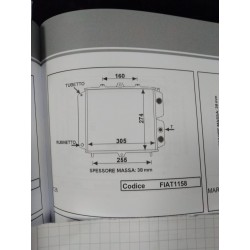 Radiatore motore  FIAT  126  bis