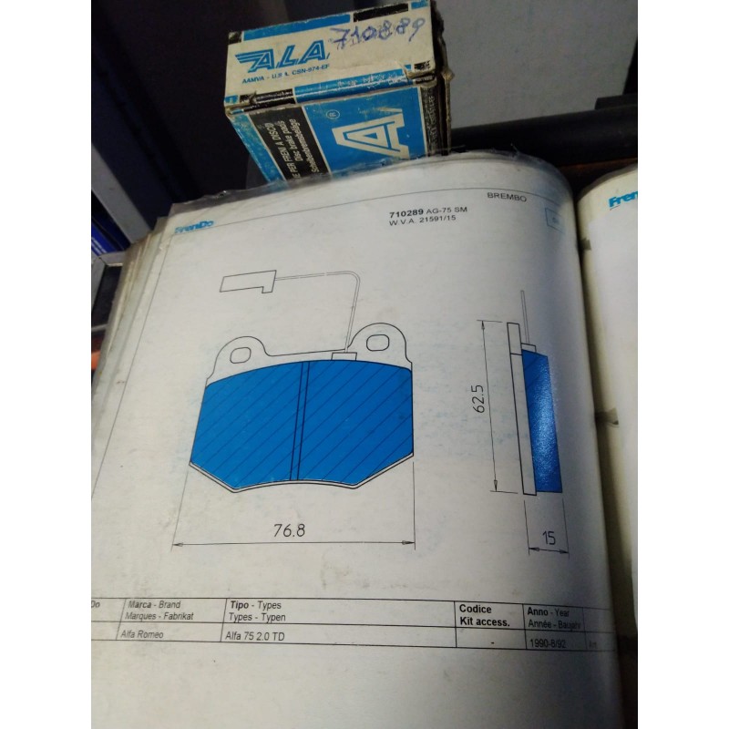 Pastiglie freno FRENDO 710289