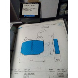 Pastiglie freno FRENDO 710290