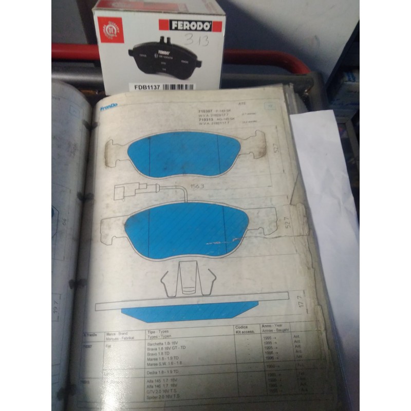 Pastiglie freno FRENDO 710313-710307