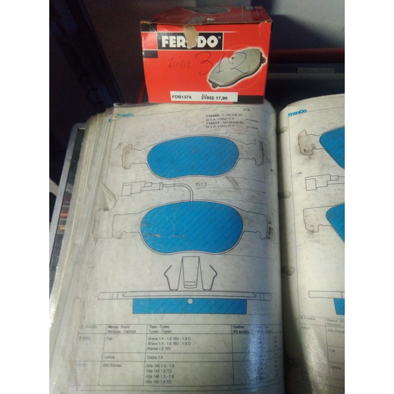 Pastiglie freno FRENDO 710312-710308