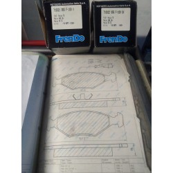 Pastiglie freno FRENDO...