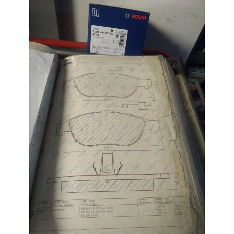 Pastiglie freno FRENDO 710323