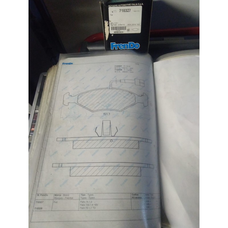 Pastiglie freno FRENDO 710327-710328