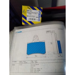 Pastiglie freno FRENDO 720018