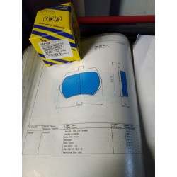 Pastiglie freno FRENDO 720107